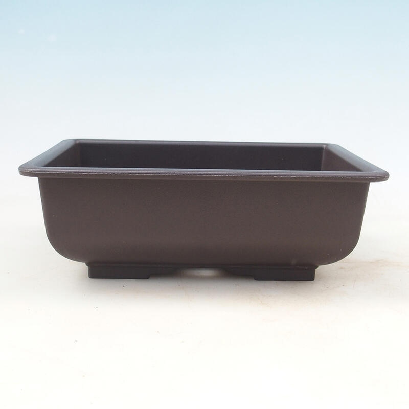 Bonsai miska plast MP-2vacl Hnědá - 21,5 x 15,5 x 7,5 cm