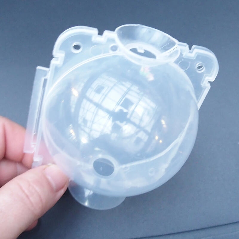 Hřížení koule 8 cm transparent 1 ks